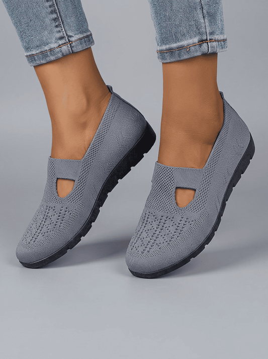 Lina | Atmungsaktive Damen-Slipper aus Strickmaterial