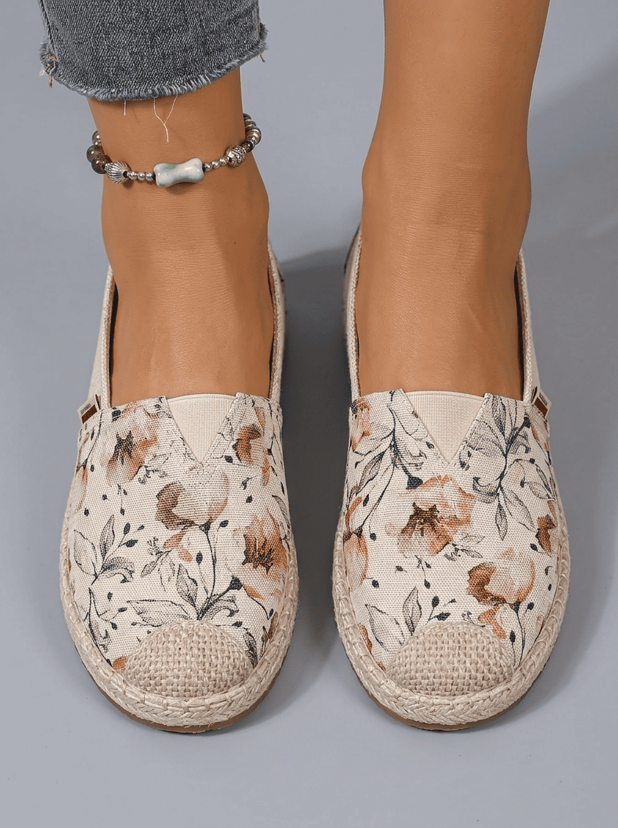 Amelia | Damen-Espadrilles mit Blumenmuster